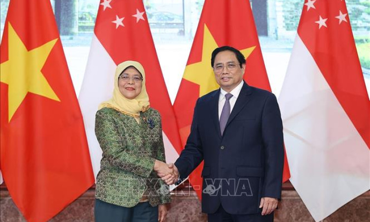 Tổng thống Singapore kết thúc tốt đẹp chuyến thăm cấp Nhà nước tới Việt Nam