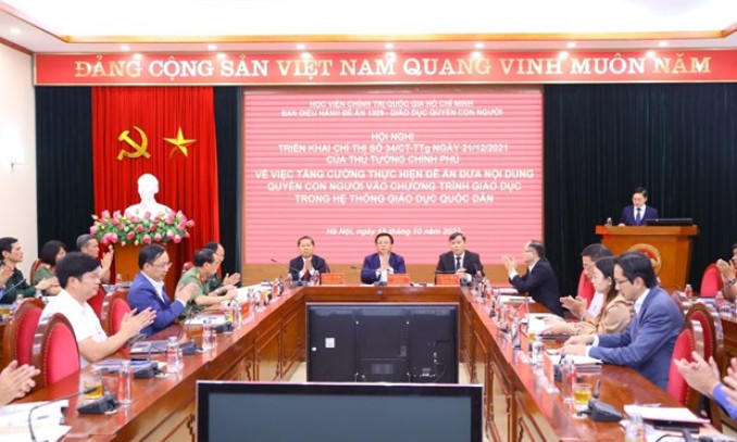 Human rights to be brought into national education