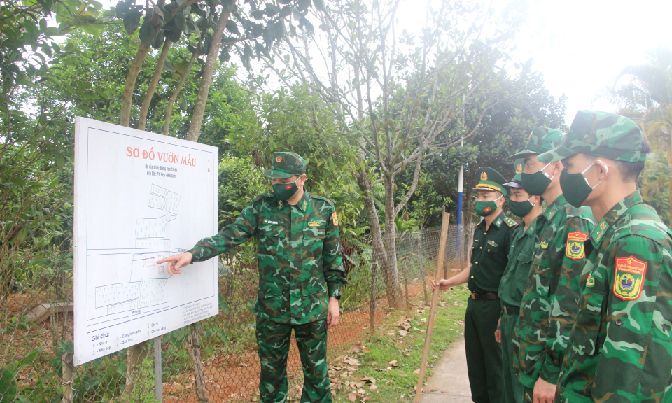 Người cán bộ biên phòng mẫn cán