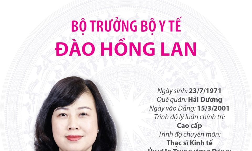 Tiểu sử Bộ trưởng Bộ Y tế Đào Hồng Lan