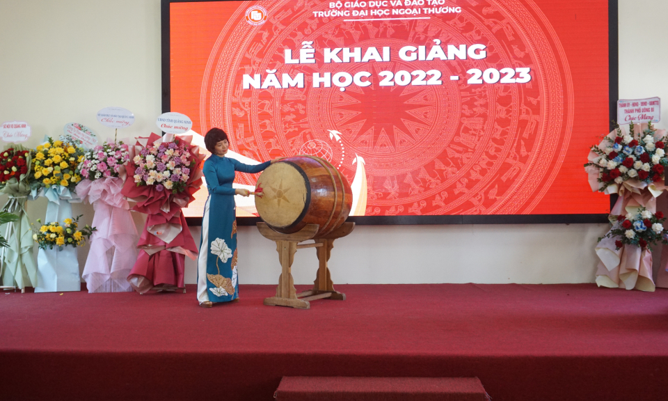 Đại học Ngoại thương (cơ sở Quảng Ninh) khai giảng năm học 2022-2023