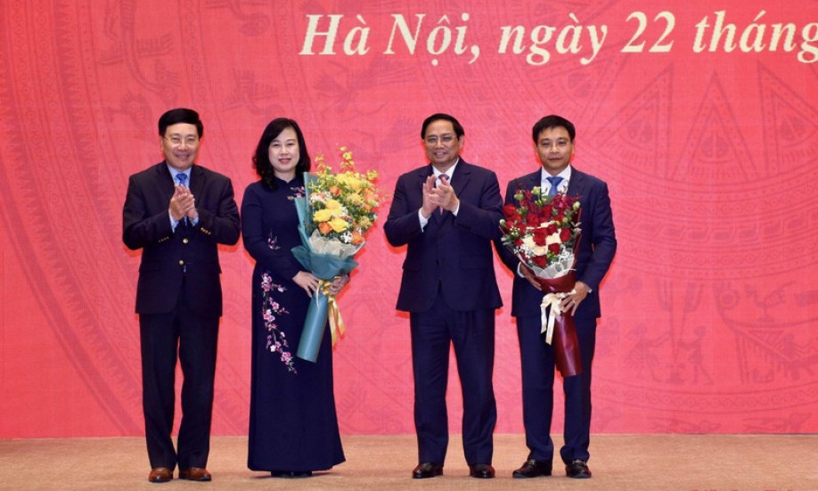 Thủ tướng Phạm Minh Chính trao Quyết định bổ nhiệm hai Bộ trưởng
