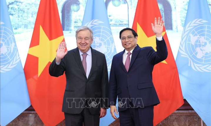 Tổng Thư ký Liên hợp quốc kết thúc chuyến thăm chính thức Việt Nam