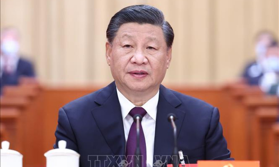 Tổng Bí thư Nguyễn Phú Trọng gửi điện chúc mừng Tổng Bí thư Trung Quốc Tập Cận Bình tái cử