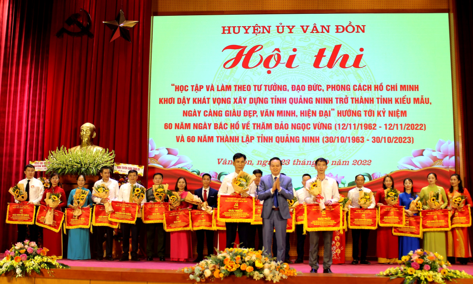 Huyện Vân Đồn tổ chức Hội thi Học tập và làm theo tư tưởng, đạo đức, phong cách Hồ Chí Minh