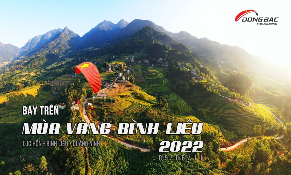 Festival Dù lượn “Bay trên mùa vàng Bình Liêu 2022” sẽ diễn ra từ 5-6/11