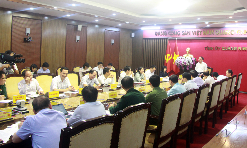 Giao ban Thường trực Tỉnh ủy