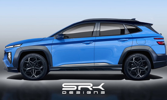 Hyundai Kona đời mới lộ giao diện đuôi như Stargazer