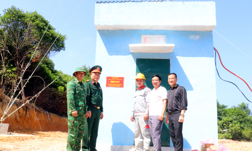 Vận hành trạm phát sóng Viettel Mã Cháu và tuyến đảo