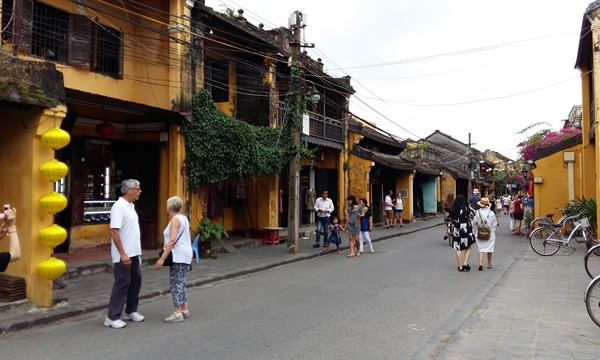 Ancient town limits cars traffic in Old Quarter area