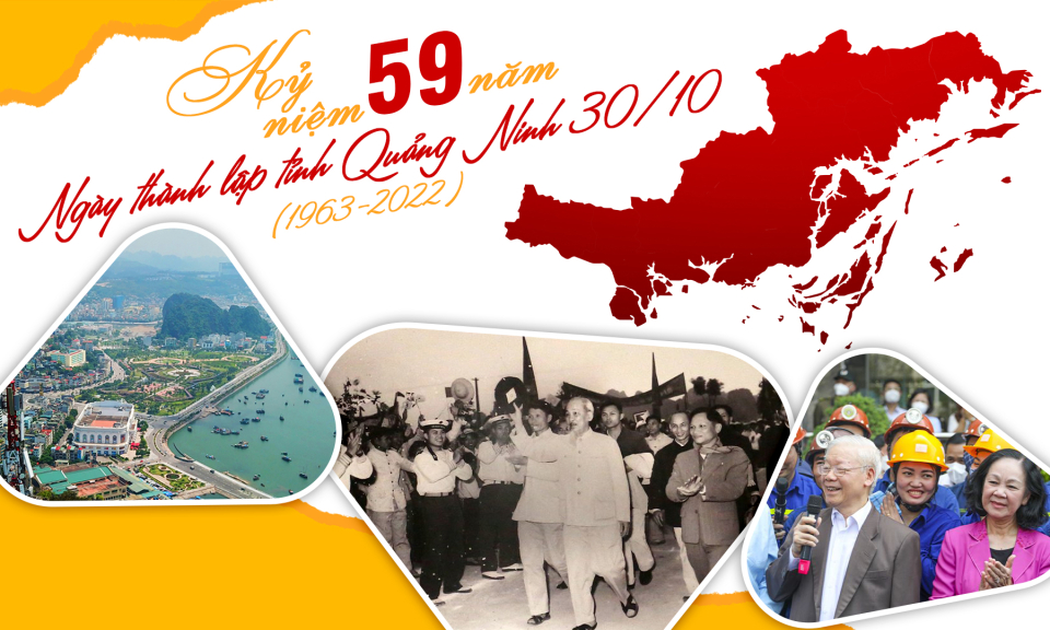 Kỷ niệm 59 năm Ngày thành lập tỉnh Quảng Ninh 30/10 (1963-2022)