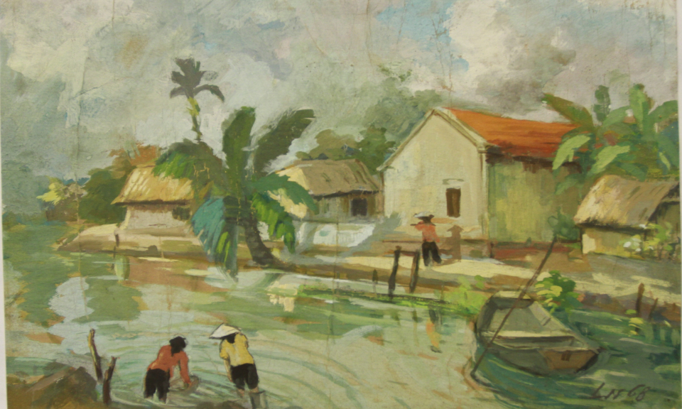 Họa sĩ Lê Na và những nét vẽ đồng quê