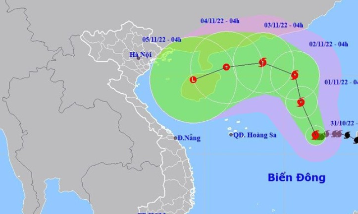 Bão số 7 liên tục đổi hướng, di chuyển rất chậm, diễn biến phức tạp