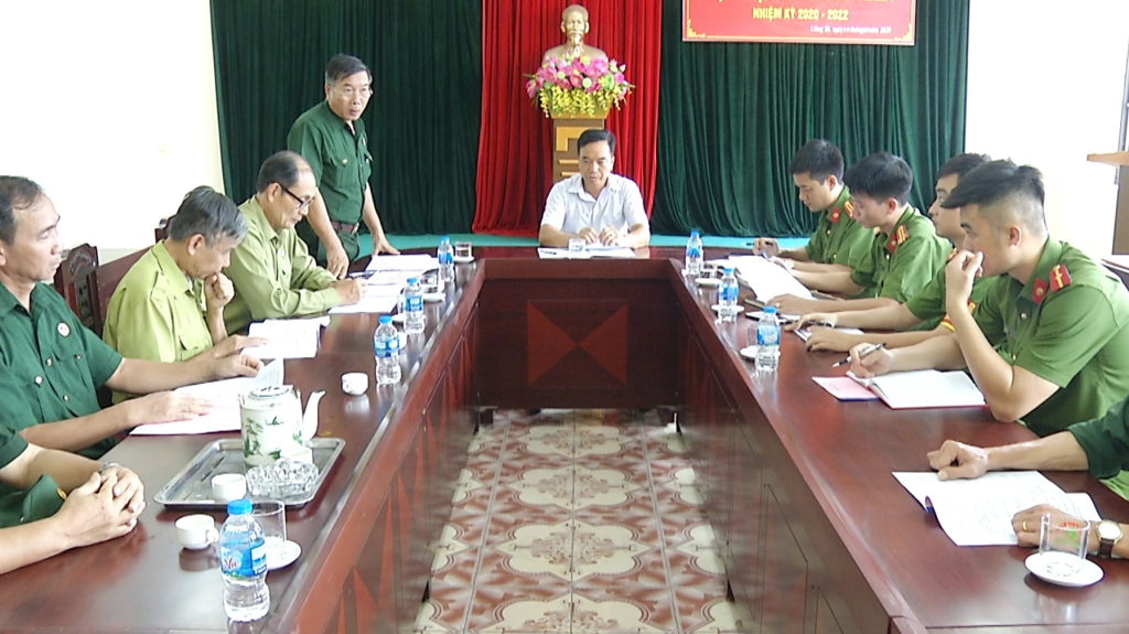 Hội CCB phường Quang Trung (TP Uông Bí) phối hợp công an phường họp bàn triển khai công tác đảm bảo ANTT, ATXH địa bàn