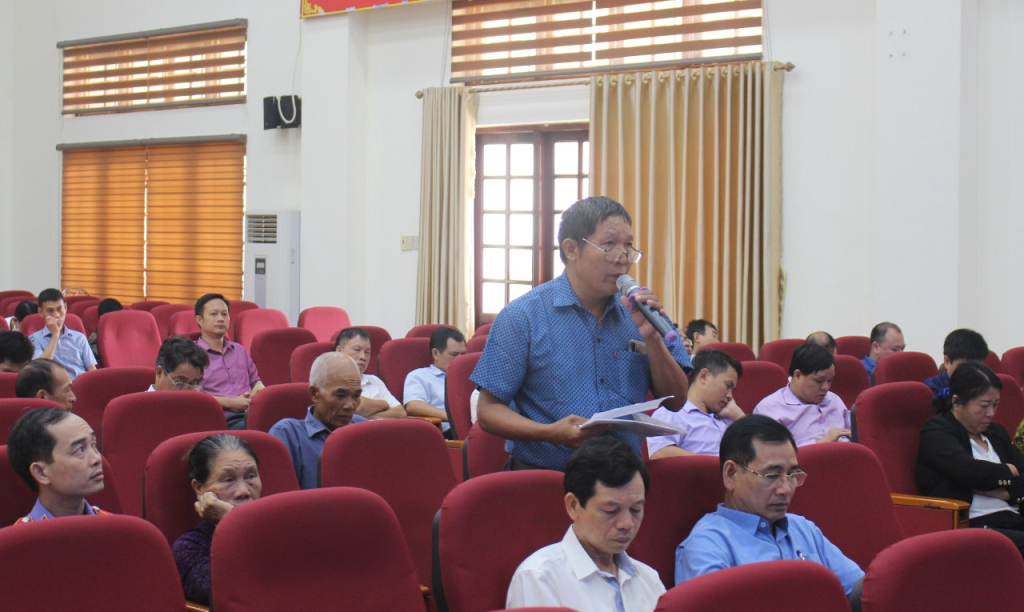 Cử tri huyện Đầm Hà gửi ý kiến tới Đoàn Đại biểu Quốc hội