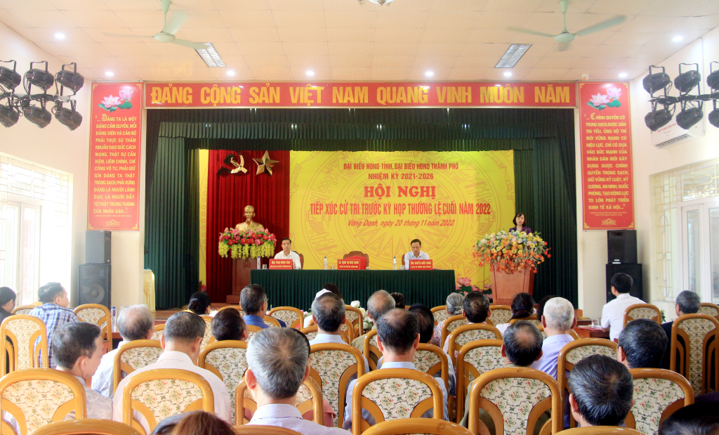 Quang cảnh hội nghị.