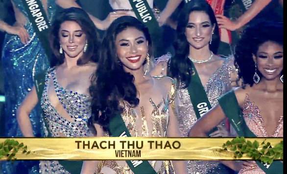 Thạch Thu Thảo dừng chân ở top 20, người đẹp Hàn Quốc đăng quang Hoa hậu Trái đất 2022 - Ảnh 1.