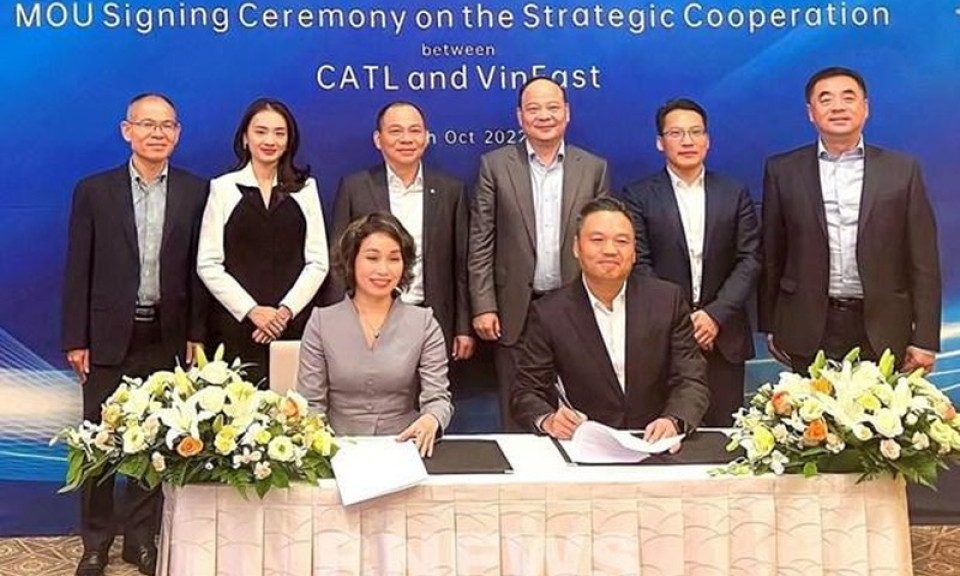CATL, VinFast reach strategic cooperation to promote global e-mobility