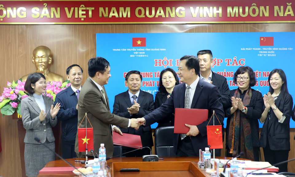 Hợp tác truyền thông Quảng Ninh (Việt Nam) - Quảng Tây (Trung Quốc): Góp phần tăng cường sự hiểu biết và thắt chặt tình hữu nghị