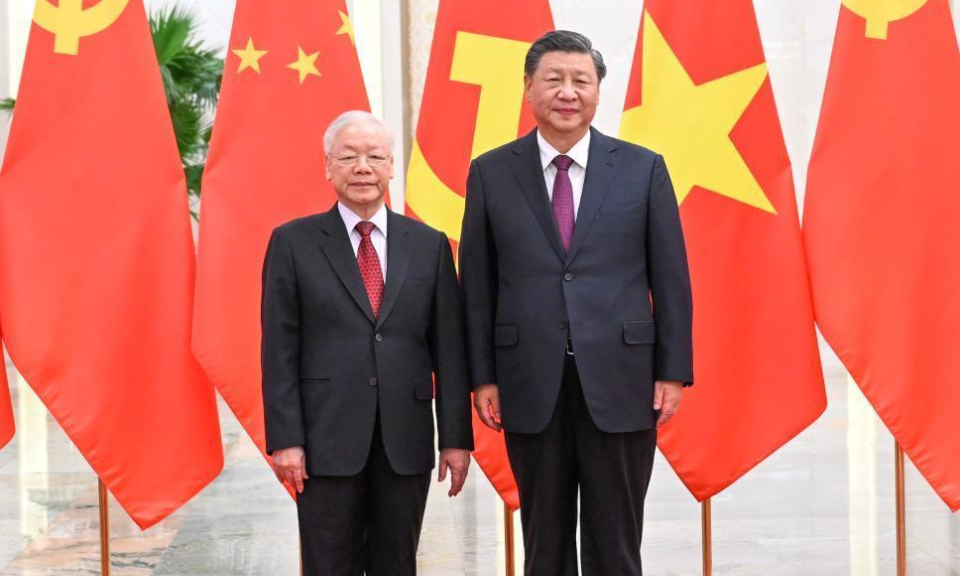 习近平同越共中央总书记阮富仲举行会谈