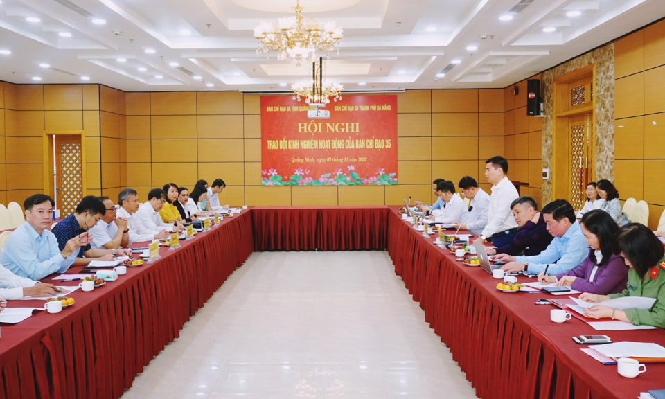 Ban Chỉ đạo 35 TP Đà Nẵng trao đổi kinh nghiệm tại Quảng Ninh