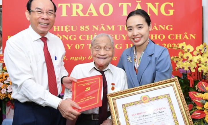 Người đảng viên 85 năm sắt son với Đảng
