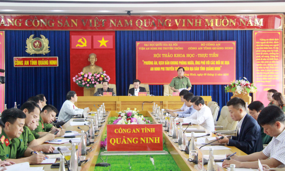 Hội thảo khoa học - thực tiễn về phòng ngừa, ứng phó với các mối đe dọa an ninh phi truyền thống
