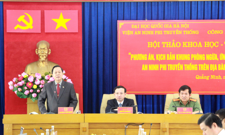 Hội thảo khoa học - thực tiễn về phòng ngừa, ứng phó với các mối đe dọa an ninh phi truyền thống