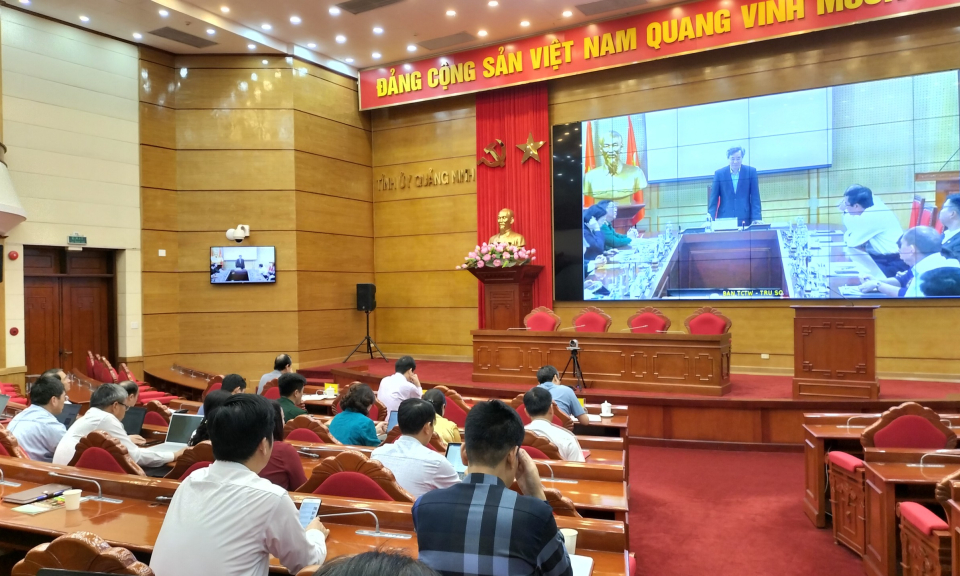 Hội nghị trực tuyến toàn quốc góp ý dự thảo Báo cáo sơ kết 5 năm thực hiện Nghị quyết số 18