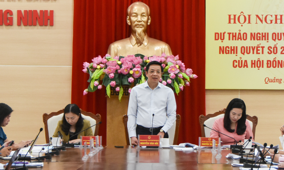 Hội nghị phản biện xã hội đối với dự thảo Nghị quyết của HĐND tỉnh