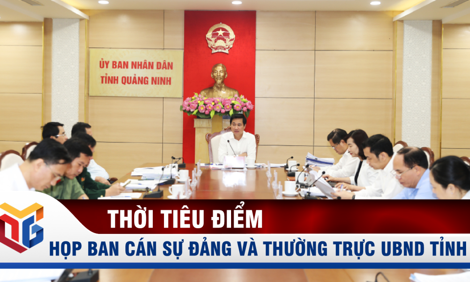 Họp Ban Cán sự Đảng và Thường trực UBND tỉnh