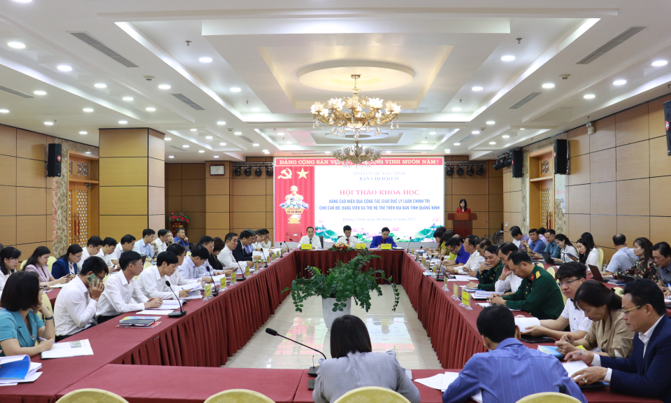 Hội thảo nâng cao hiệu quả công tác giáo dục lý luận chính trị