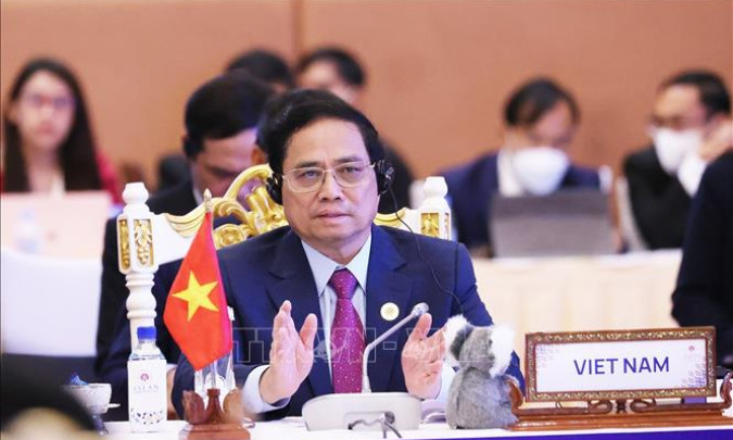Thủ tướng Phạm Minh Chính dự các hội nghị với các đối tác