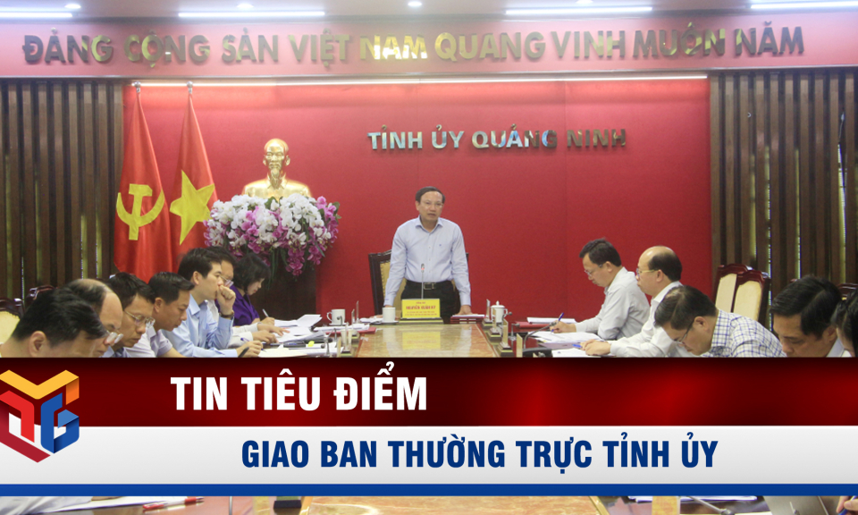 Giao ban Thường trực Tỉnh uỷ