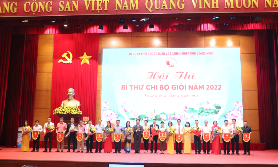 Hội thi Bí thư Chi bộ giỏi năm 2022 cấp Đảng bộ khối