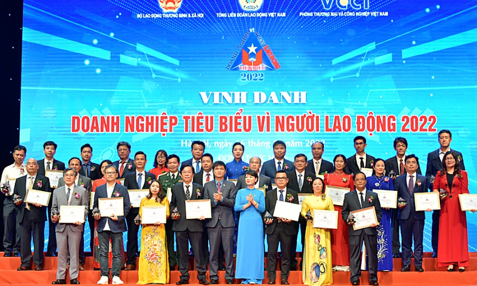Công ty Than Mạo Khê được vinh danh “Doanh nghiệp tiêu biểu vì người lao động” năm 2022