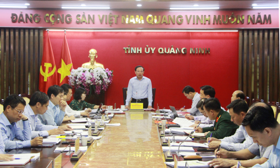 Hội nghị Ban Thường vụ Tỉnh ủy