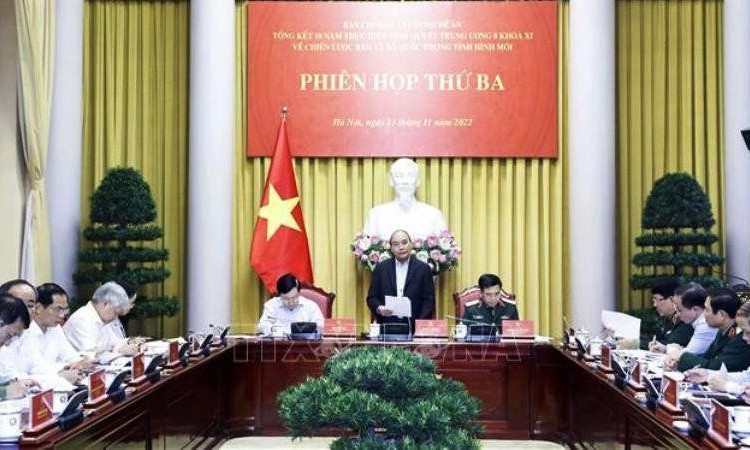 Bảo vệ Tổ quốc trong tình hình mới phải bảo đảm lợi ích quốc gia, giữ gìn hòa bình để phát triển đất nước