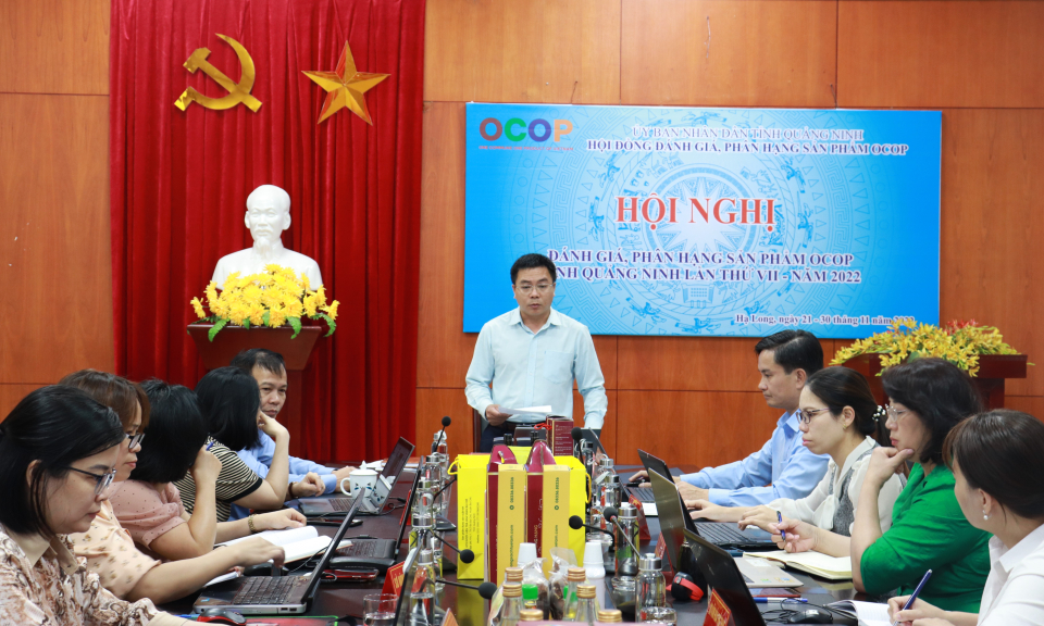 Đánh giá, phân hạng sản phẩm OCOP tỉnh lần thứ VII năm 2022