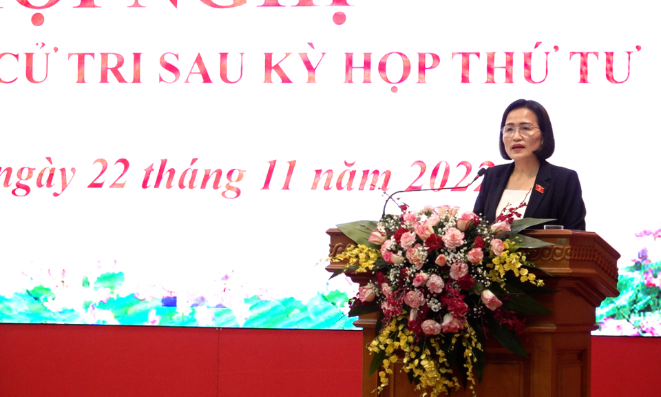 Đại biểu Quốc hội tiếp xúc cử tri tại Bình Liêu, Cẩm Phả