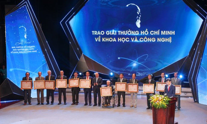 29 công trình vinh dự nhận Giải thưởng Hồ Chí Minh và Nhà nước về KHCN