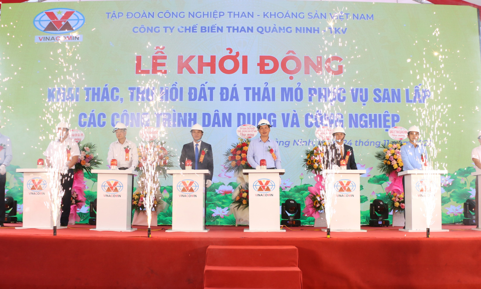 Hiệu quả kép từ tái sử dụng đất đá thải mỏ