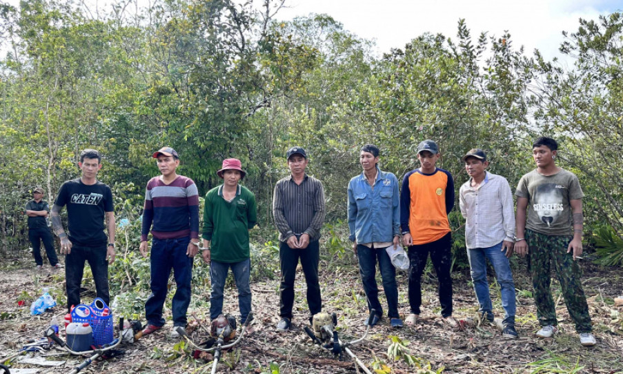 Liên tiếp bắt 2 vụ phá rừng ở Phú Quốc