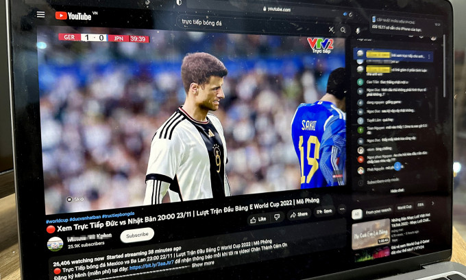 Hàng chục nghìn người xem nhầm World Cup trên YouTube