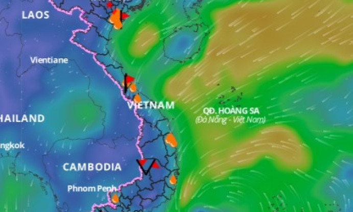Khả năng sắp xuất hiện áp thấp nhiệt đới hoặc bão trên Biển Đông