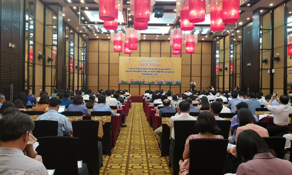 Đẩy nhanh thực hiện giáo dục nghề nghiệp trong Chương trình mục tiêu quốc gia