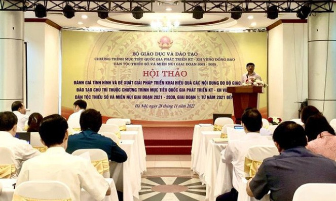 Tích cực triển khai nội dung giáo dục thuộc chương trình mục tiêu quốc gia phát triển vùng dân tộc thiểu số