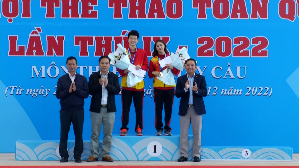 VĐV Phương Thế Anh, Nguyễn Phương Anh bộ môn Nhảy cầu xuất sắc mang về 3 huy chương Vàng cho đoàn Quảng Ninh.