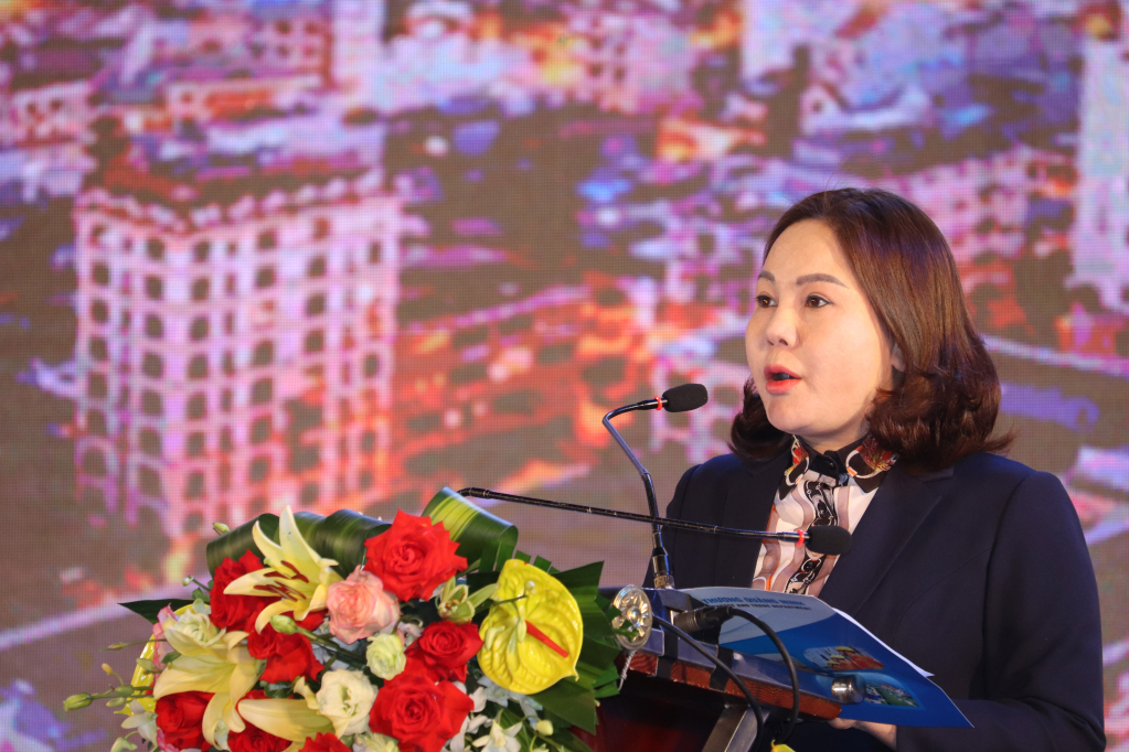 Bà Nguyễn Thị Hiền, Giám đốc Sở Công Thương Quảng Ninh, Trưởng Ban tổ chức Hội chợ