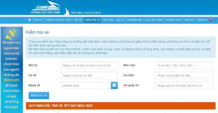 cách kiểm tra vé tàu hỏa hợp lệ, tránh vé giả